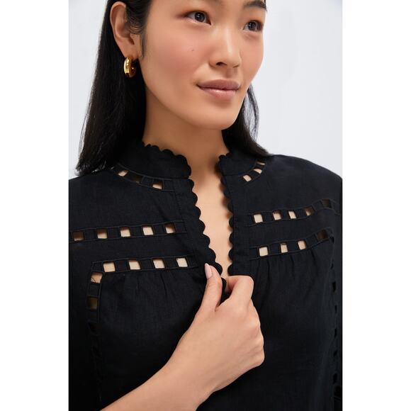 TUCKERNUCK Black Cutout Dawson Tunic Size L NWT Retail $188 Tuckernuck - Picture 6 of 7